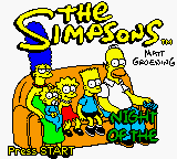 Simpsons, The - Night of the Living Treehouse of Horror (USA, Europe) Title Screen
